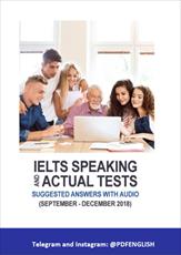 کتاب IELTS Speaking Actual Tests سپتامبر تا دسامبر 2018